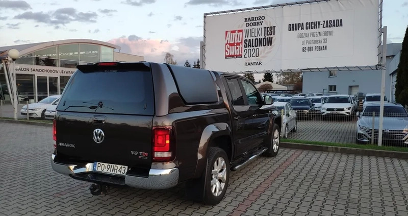 Volkswagen Amarok cena 129000 przebieg: 118000, rok produkcji 2017 z Poznań małe 56